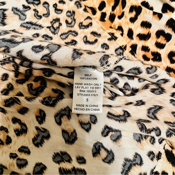 Savanna Jane Leopard Embroidered Boho Blouse - Picture 13 of 13